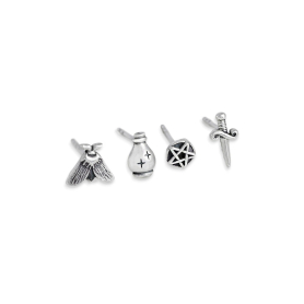 Sterling Silver Magic Post Earring Set