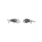 Nina Designs Sterling Silver Fishbone Post Earrings 4x11mm