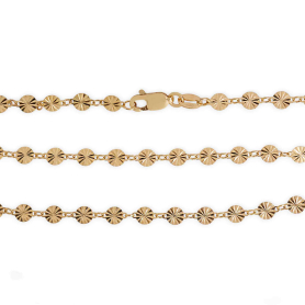 Gold Filled Sunburst Chain