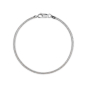 Sterling Silver Snake Chain Bracelet 7.5 Inch