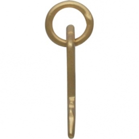 Gold Charms - Alaska State with 24K Gold Plate 14x11mm