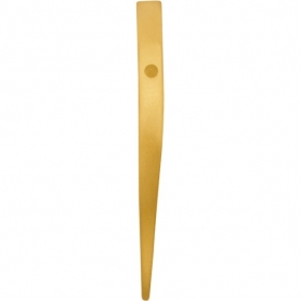 Circle Frame with Two Holes with 24K Gold Plate 25x25mm