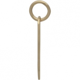 Gold Charms - Tiny Wing with 14K Gold Plate 18x6mm