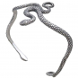 Sterling Silver Textured Snake Bracelet