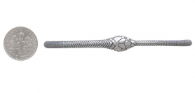 Sterling Silver Ouroboros Bangle Bracelet