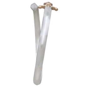 Mixed Metal Sword Bracelet Side View