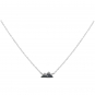 Sterling Silver Mountain Necklace 18 Inch