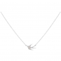 Sterling Silver Swallow Necklace 18 Inch