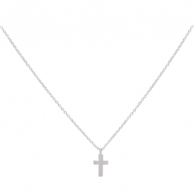 Sterling Silver Cross Necklace 18 Inch