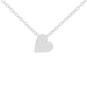 Nina Designs Sterling Silver Small Heart Slider Necklace