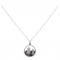 Sterling Silver 18 Inch Trees and Mountain Necklace