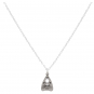 Sterling Silver 18 Inch Ouija Planchette Charm Necklace