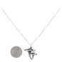 Sterling Silver Chanterelle Mushroom Necklace