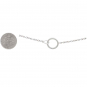 Sterling Silver 13mm Charm Holder Link Necklace 18 inch