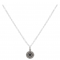 Sterling Silver 18 Inch Compass Necklace