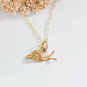 Bronze Snail Necklace