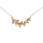 Bronze Laurel Wreath Festoon Necklace