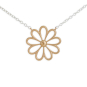 Bronze Large Openwork Daisy Festoon Necklace