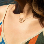 Bronze Openwork Nautilus Festoon Necklace