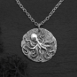 Sterling Silver 18 Inch Octopus Charm Necklace