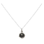 Nina Designs Sterling Silver Wax Seal Skull Necklace whole necklace