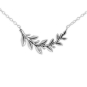 Sterling Silver Laurel Wreath Festoon Necklace