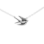 Sterling Silver Swallow Festoon Necklace