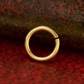 Solid 14K Gold Jumpring - 5 mm outside diameter