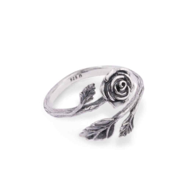 Adjustable Rose Ring on white background