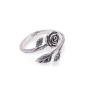 Adjustable Rose Ring on white background