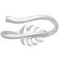 Sterling Silver Adjustable Monstera Leaf Ring