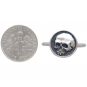 Sterling Silver Shadow Box Skull Ring