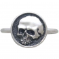 Sterling Silver Shadow Box Skull Ring