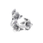 Nina Designs Sterling Silver Adjustable Dogwood Flowers Ring