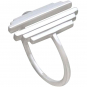 Sterling Silver Stepped Bar Adjustable Ring