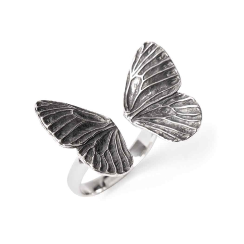Nina Designs Adjustable Butterfly Ring