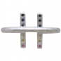 Sterling Silver Adjustable Rainbow Bar Ring