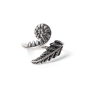 Sterling Silver Adjustable Fern Ring