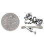 Morning Glory Ring -September Birth Flower with Dime
