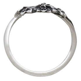 Narcissus Ring - December Birth Flower Top View