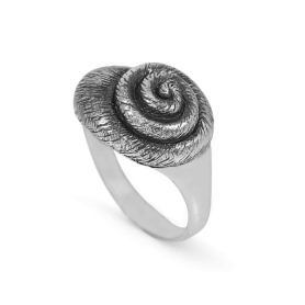 Sterling Silver Large Shell Ring