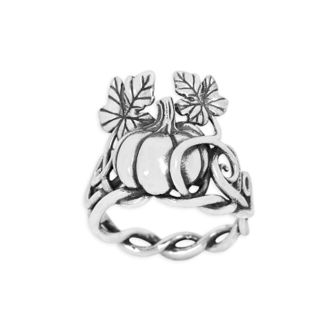 Sterling Nina Designs Silver Pumpkin Vine Ring