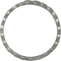 Sterling Silver Stacking Ring - Dot Pattern top view