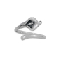 Sterling Silver Adjustable Calla Lily Ring