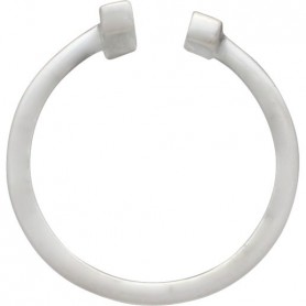 Sterling Silver Adjustable Ring - Bar Ring