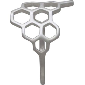 Sterling Silver Ring - Honeycomb Ring side view