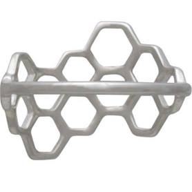 Sterling Silver Ring - Honeycomb Ring bottom view