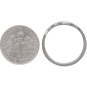 Sterling Silver Ring - Honeycomb Ring dime photo