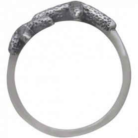 Sterling Silver Adjustable Starfish Ring