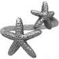 Sterling Silver Adjustable Starfish Ring